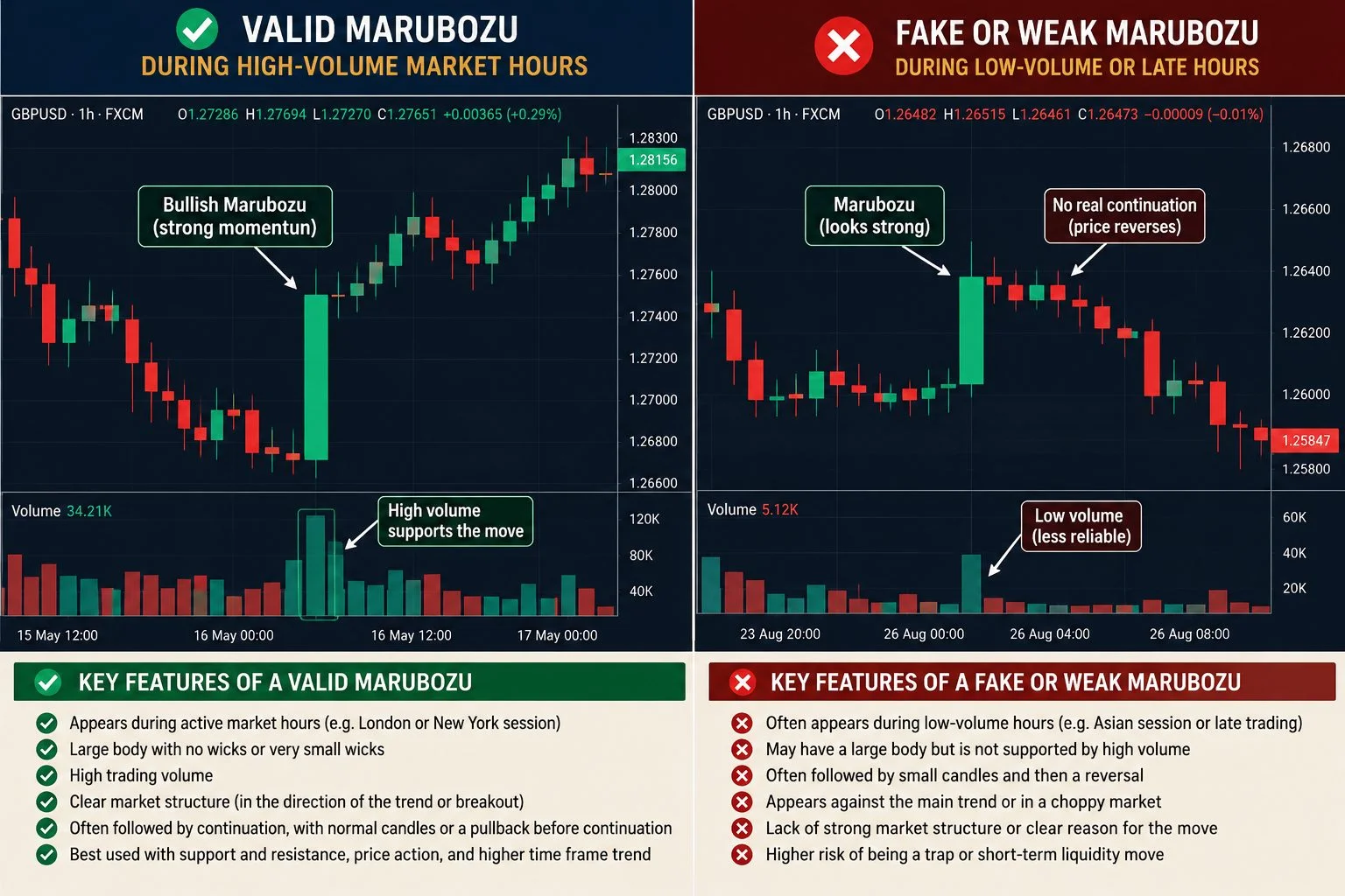 Comparison of a valid marubozu during active hours versus a fake one Filename
